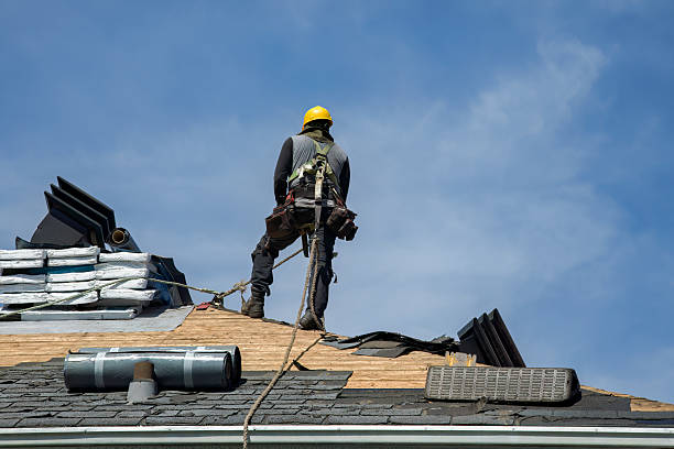 Professional Roofing technician working in Sycamore, IL